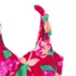 Women's Tie Shoulder Flutter Tankini Top, alternative image