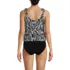 Women's Tie Shoulder Flutter Tankini Top, Back