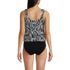 Women's Tie Shoulder Flutter Tankini Top, Back