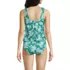 Women's Tie Shoulder Flutter Tankini Top, Back