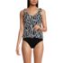 Women's Tie Shoulder Flutter Tankini Top, Front
