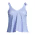 Women's D-Cup Tie Shoulder Flutter Tankini Top , Front