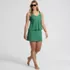 Women's Tie Shoulder Flutter Tankini Top, alternative image