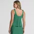 Women's Tie Shoulder Flutter Tankini Top, Back