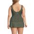 Women's Plus Size SlenderSuit Wrap Tankini Top, Back