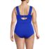 Women's Plus Size Square Neck Bikini Top, Back