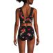 Women's Square Neck Midkini Swimsuit Top, Back