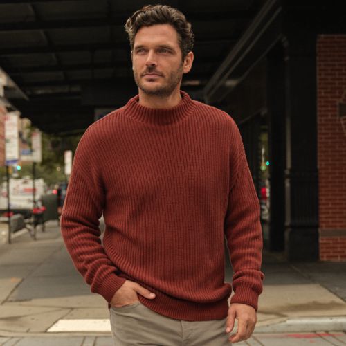 Men s Roll Neck Jumpers Lands End