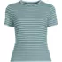 Women's Drapey Rib Fitted Short Sleeve T-Shirt, Front