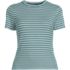 Women's Drapey Rib Fitted Short Sleeve T-Shirt, Front