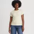 Women's Drapey Rib Fitted Short Sleeve T-Shirt, Front