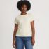 Women's Drapey Rib Fitted Short Sleeve T-Shirt, Front