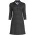 Women's Plus Size Active 3/4 Sleeve Polo Dress, Front