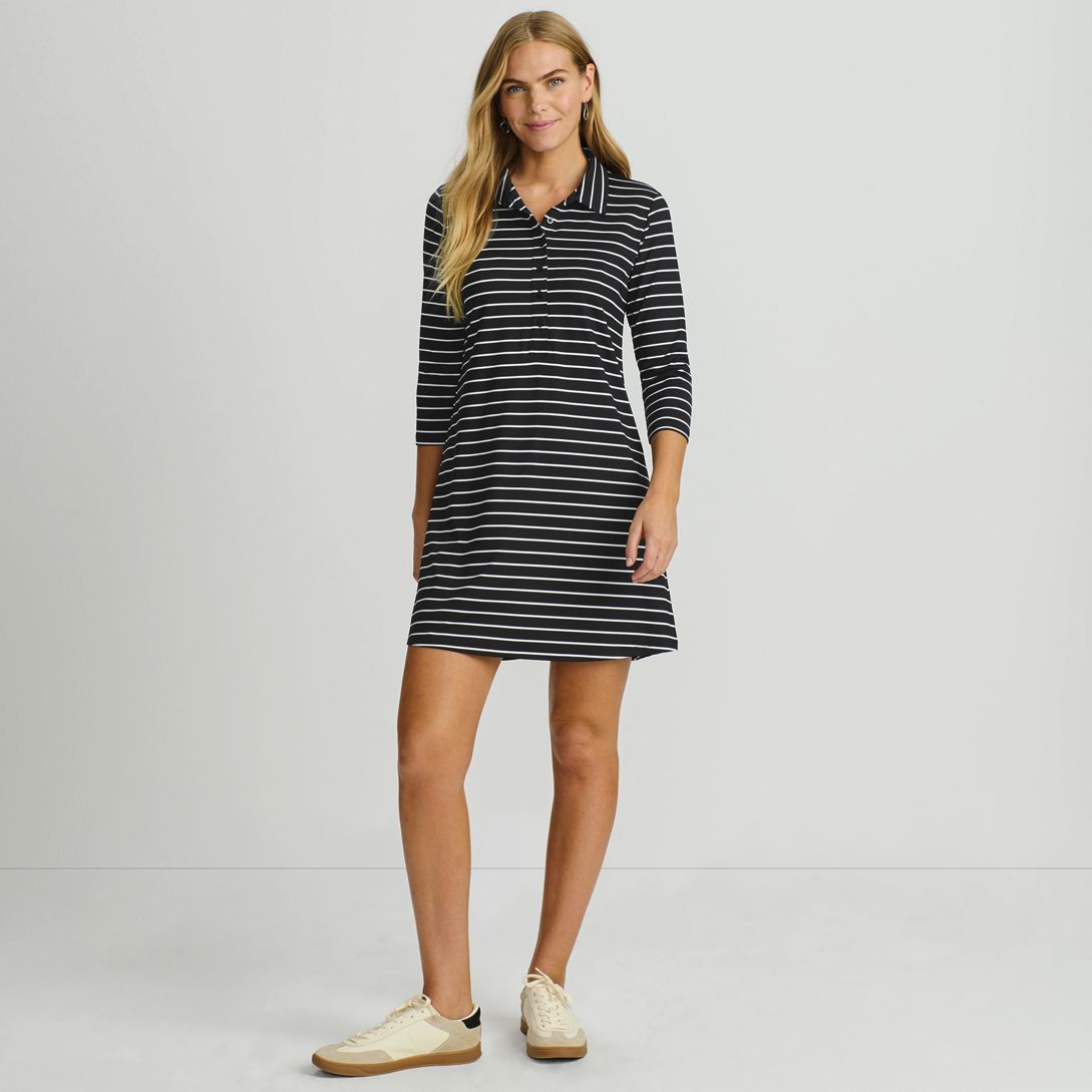 Women's Active 3/4 Sleeve Polo Dress