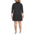 Women's Plus Size Active 3/4 Sleeve Polo Dress, Back