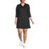 Women's Plus Size Active 3/4 Sleeve Polo Dress, Front