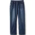 Boys Slim Iron Knee Stretch Pull On Denim, Front