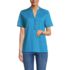 Women's Rapid Dry Short Sleeve V-Neck Henley Shirt, Front