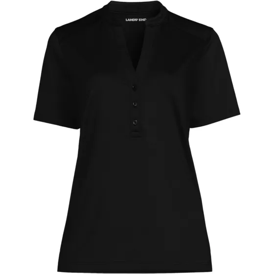 Women's Rapid Dry Performance V-neck Henley Short Sleeve T-Shirt - primary