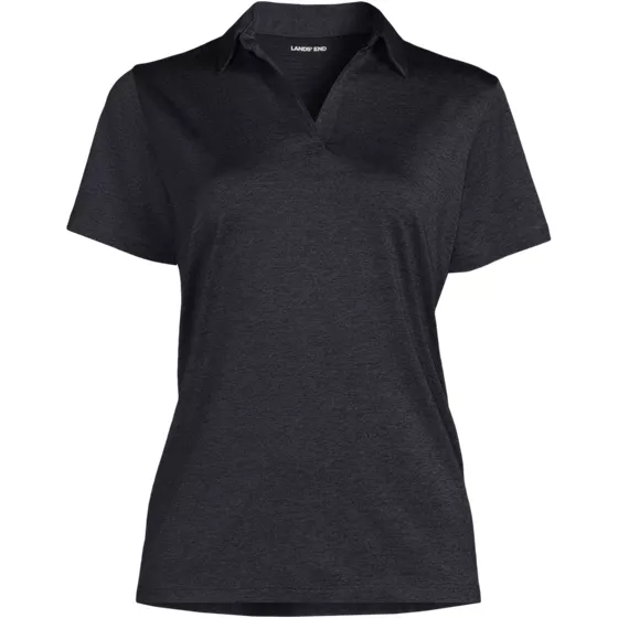 Women's Rapid Dry Performance Space Dye Sport Neck Short Sleeve Polo Shirt - primary