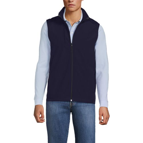 Men's Soft Shell Vest | Lands' End Business Uniforms