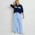 Women's Serious Sweats High Rise Wide Leg Cargo Pant - Set Bottom, alternative image