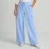 Women's Serious Sweats High Rise Wide Leg Cargo Pant - Set Bottom, Front