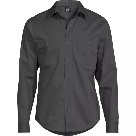 Men's Ripstop Long Sleeve Utility Work Shirt - primary
