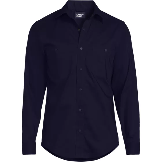 Men's Ripstop Long Sleeve Utility Work Shirt - primary