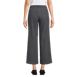 Women's Brushed Flannel High Rise Patch Pocket Wide Leg Crop Pants, Back