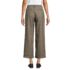 Women's Brushed Flannel High Rise Patch Pocket Wide Leg Crop Pants, Back