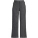 Women's Brushed Flannel High Rise Patch Pocket Wide Leg Crop Pants, Front