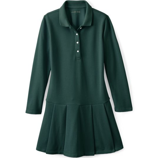 green polo dress girls Mint Green Girls Polo Dress - Organic Cotton