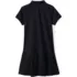 Girls Short Sleeve Mesh Pleated Polo Dress, Back