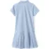 School Uniform Girls Short Sleeve Mesh Pleated Polo Dress, Back