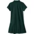 Girls Short Sleeve Mesh Pleated Polo Dress, Back