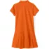 School Uniform Girls Short Sleeve Mesh Pleated Polo Dress, Back
