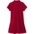 Girls Short Sleeve Mesh Pleated Polo Dress, Back