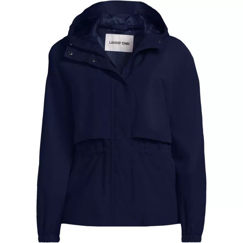 Women's Plus Size Squall Packable Rain Jacket, Front