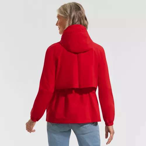 Women's Squall Packable Rain Jacket, Back