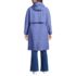Women's Plus Size Squall Packable Long Raincoat, Back