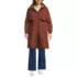 Women's Plus Size Squall Packable Long Raincoat, Front