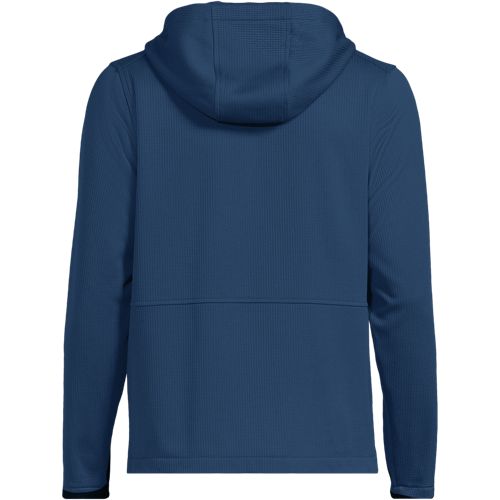 Unisex Grid Tech Hooded Zip Front Jacket | Lands' End Business