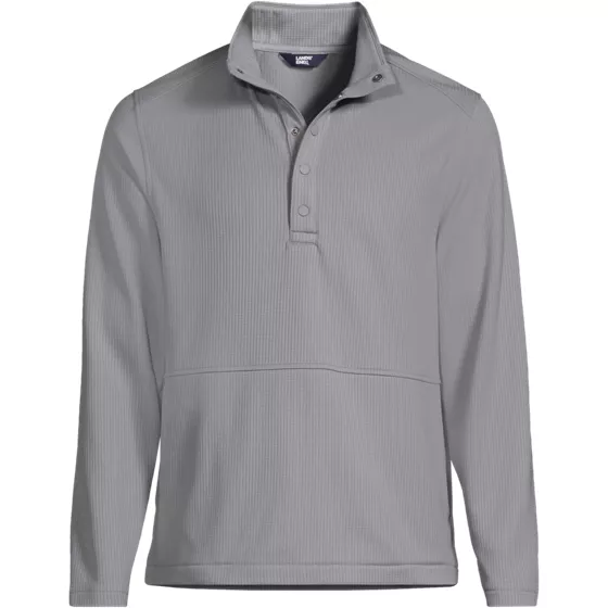 Unisex Grid Tech Snapneck Pullover Shirt - primary
