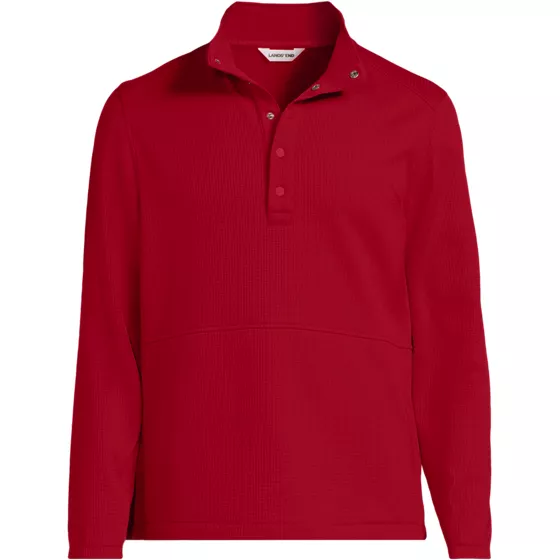 School Uniform Unisex Grid Tech Snapneck Pullover Shirt - primary