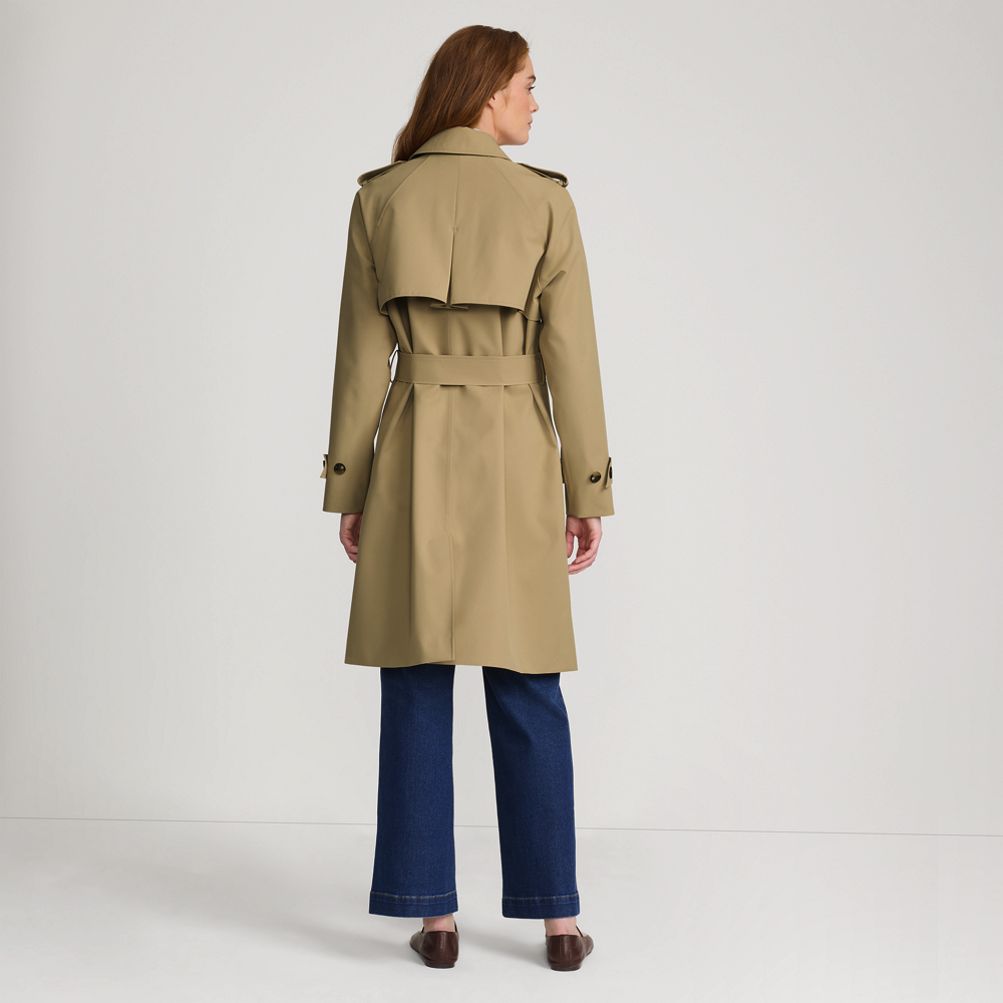 Women's Squall Waterproof Modern Trench Raincoat | Lands' End