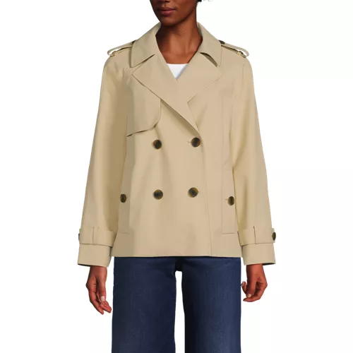 Women's Trench Rain Jacket, Front