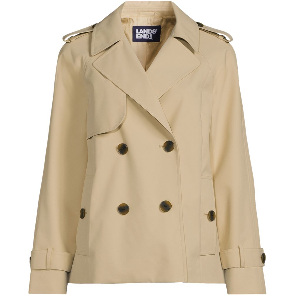 Women's Trench Rain Jacket | Lands' End