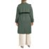 Women's Plus Size Squall Waterproof Modern Trench Raincoat, Back