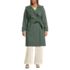 Women's Plus Size Squall Waterproof Modern Trench Raincoat, Front